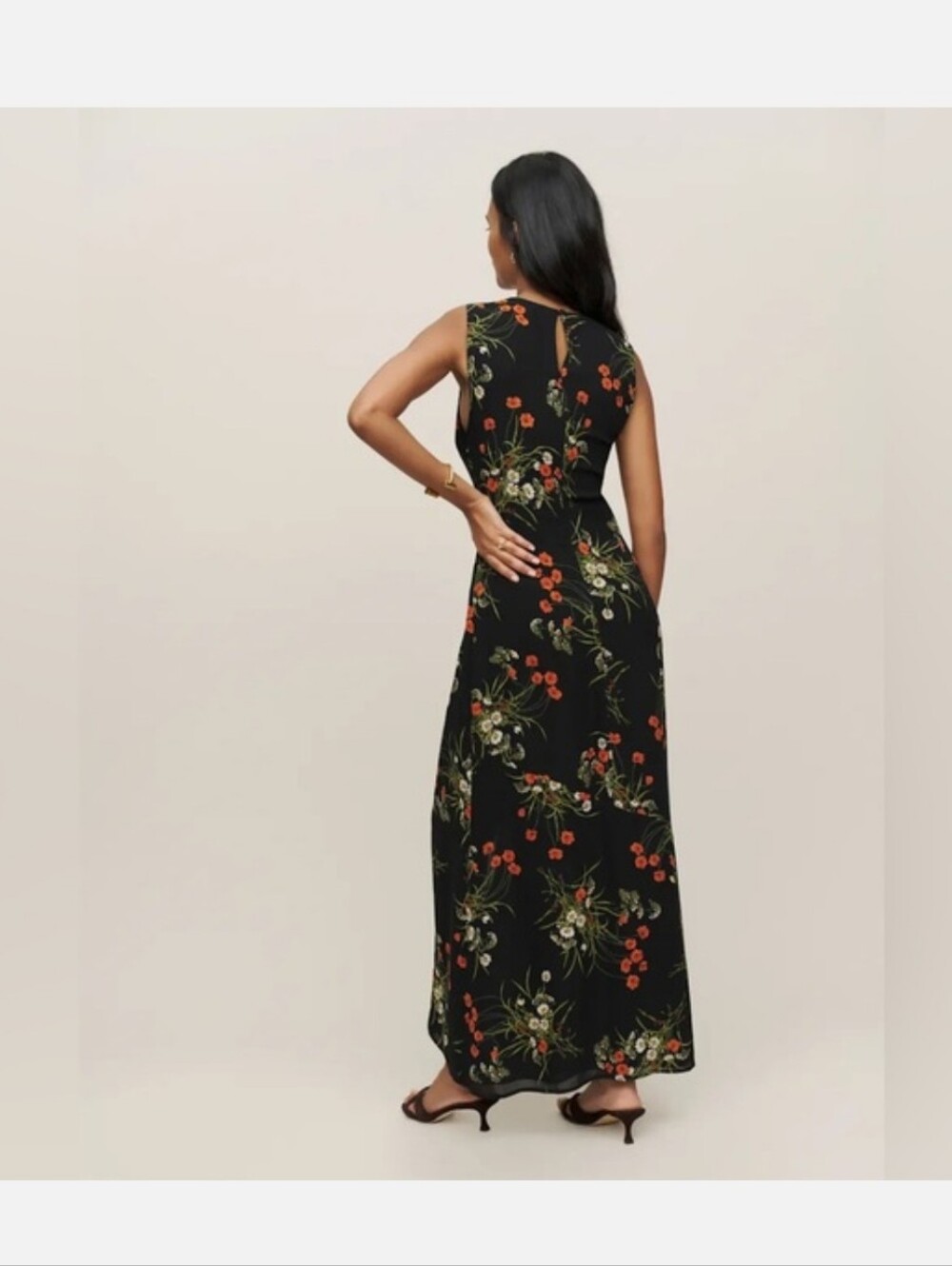 REFORMATION LEDGER DRESS ROBYN FLORAL PRINT - Picture 3 of 8